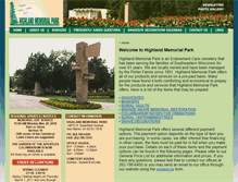 Tablet Screenshot of highlandmemorial.com